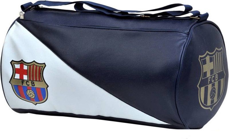 Snipper FCB Stylish Gym Bag Duffle Bag Travel Bag (Leatherite,Size 30L)  (Blue, Kit Bag)