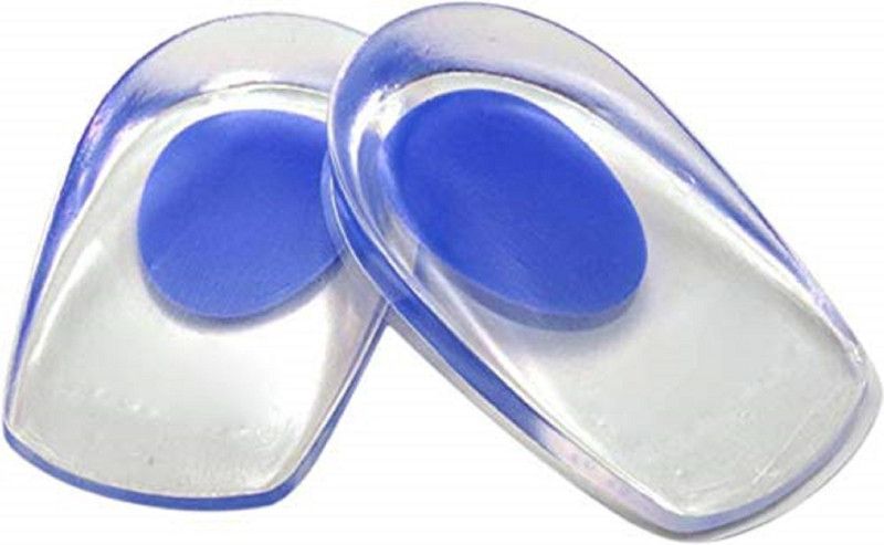 Jackky Heel Support Pad Gel Silicone Shock Cushion Orthotic Plantar Care Insole q Foot Support  (Multicolor)