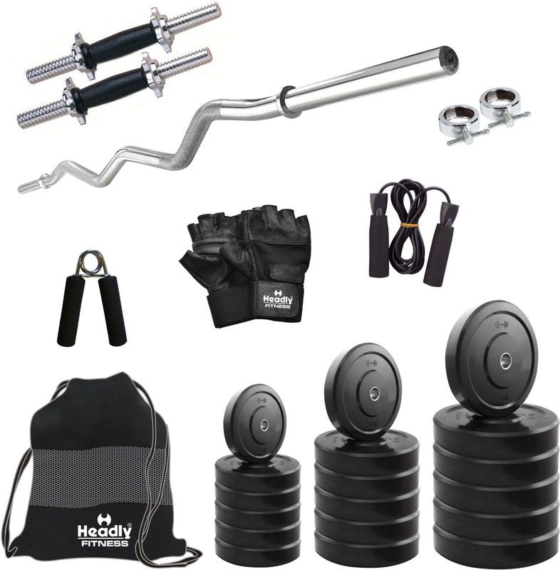 Headly 68 kg 68 kg Combo BB 3 Convenient Home Gym Combo