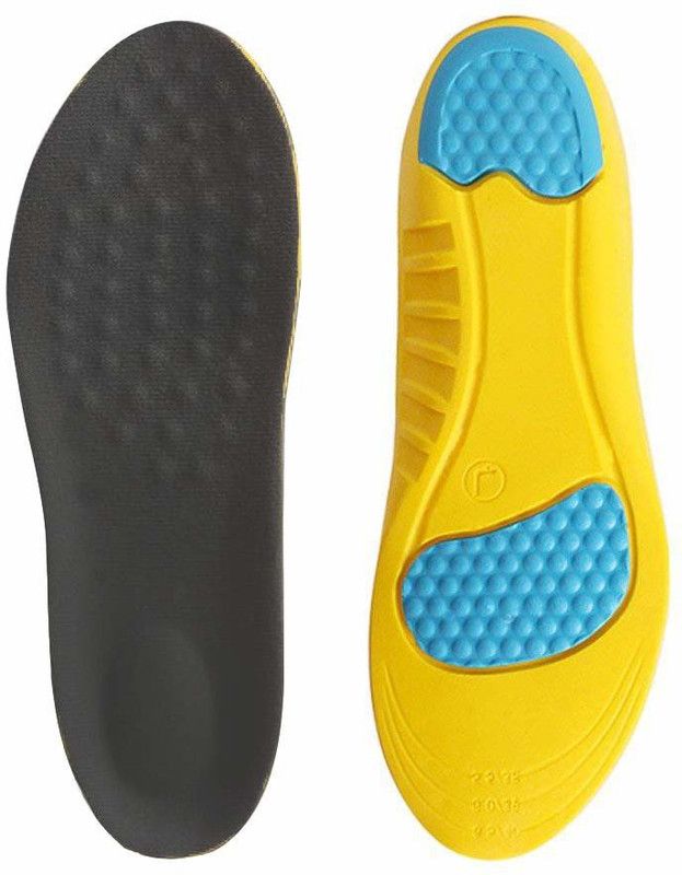Yutiriti 1 Pair Arch Support Shoe Insole Orthotic Cushioning For Foot Relaxation For Men Insole  (Yellow, Blue)