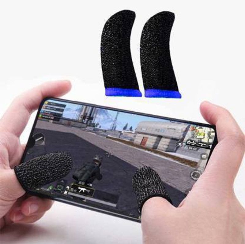 Bal samrat Mobile Finger Sleeve 1 Pair Trigger Game Controller for PUBG, COD Gaming (S-65) Finger Sleeve  (Pack of 2)