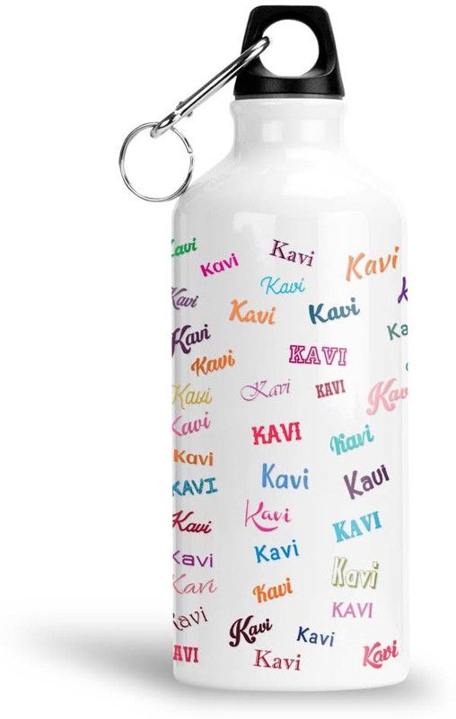 Furnish Fantasy Aluminium 750ml Water Bottle - Best Happy Birthday, Return Gift for Kids, Kavi 750 ml Sipper  (Pack of 1, White, Multicolor, Aluminium)