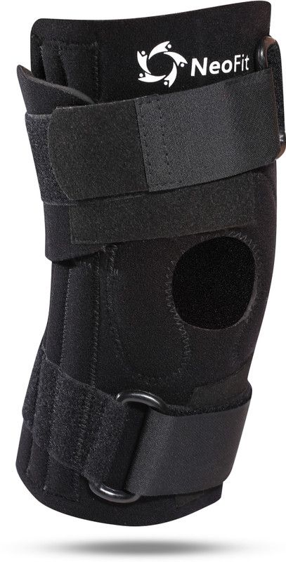 NeoFit Pro-Guard Ligament Knee Wrap Knee Support  (Black)