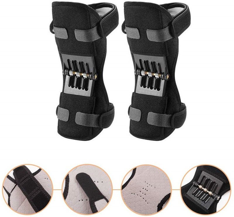 ASHVI CITY Power Knee 366 Knee Support  (Black)