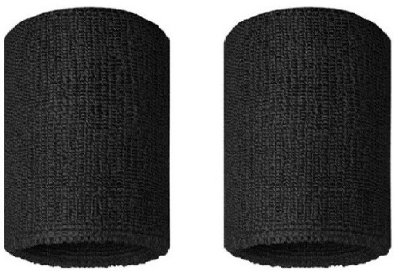 Gking Sports Wrist Band Fitness Band  (Black, Pack of 2)