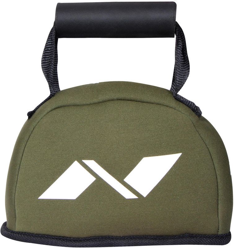 NIVIA Neoprene Green Kettlebell  (4 kg)