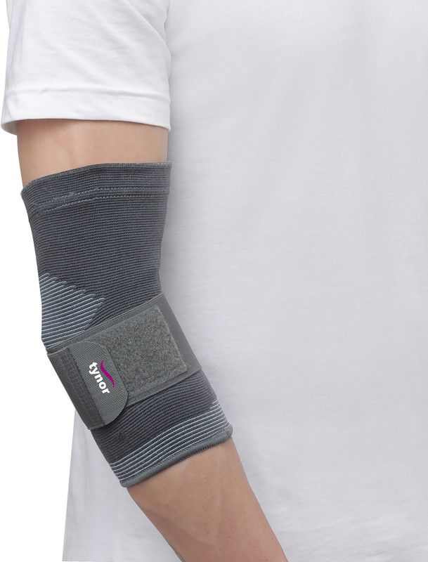 TYNOR Elbow Support (Compression,Pain Relief) Elbow Support  (Grey)