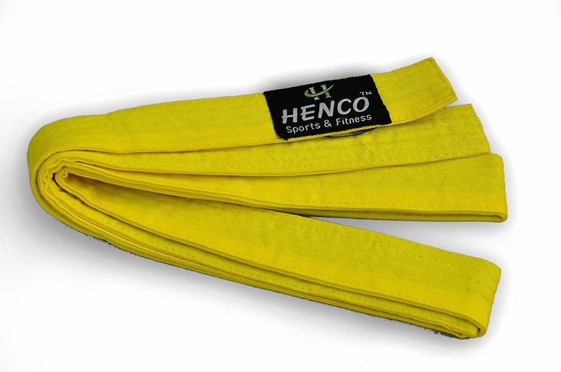 HENCO Turbo Judo/Karate/taekwando Martial Arts Belt  (Yellow)