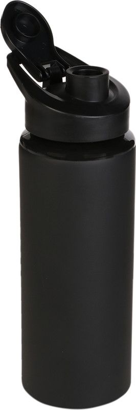 AEC Lifestyle Aluminium Sipper Water Bottle, 750ml (Stealth Black) 750 ml Sipper  (Pack of 1, Black, Steel)