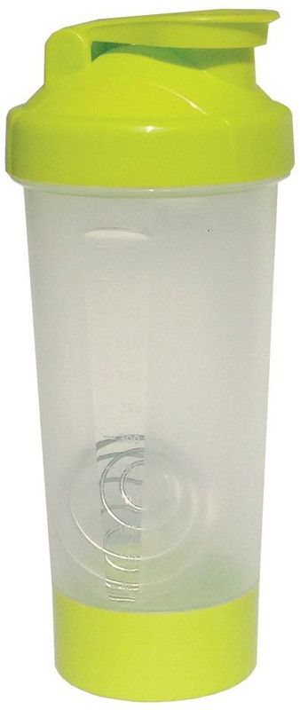 Sporty Shaker Bottle 600 ml 600 ml Sipper  (Pack of 1, Green, Plastic)