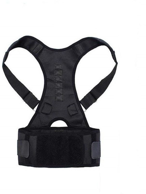 Sanket enterprise Back Spine Protector Back / Lumbar Support  (Black)