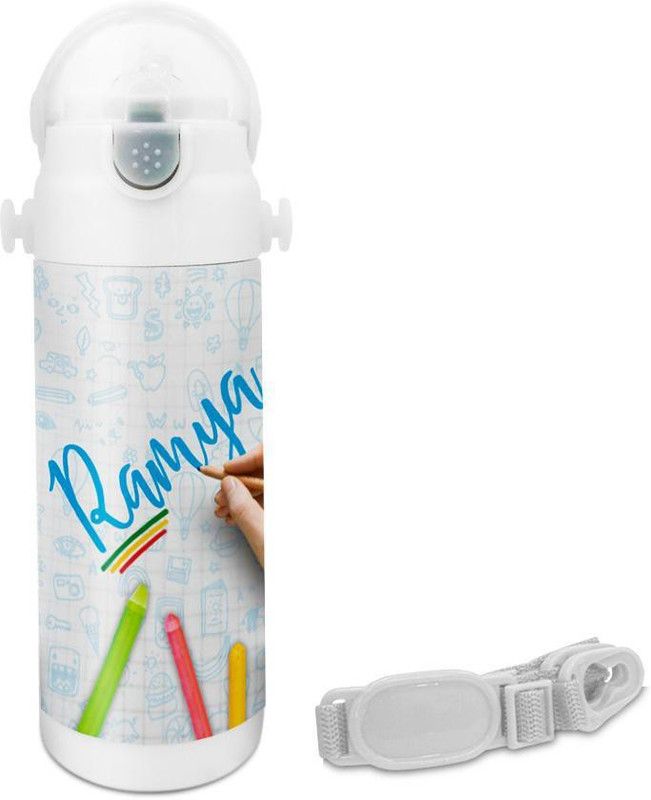 HOT MUGGS Ramya - Crayons Insulated Astro Bottle 350 ml Sipper  (Pack of 1, Multicolor, Steel)