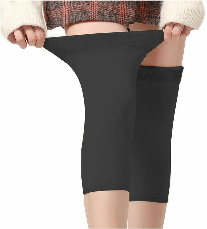 frokht ™ Woolen Leg Knee Warmer For Adults Winter Warm Fur Long Leg Warmer Knee Support