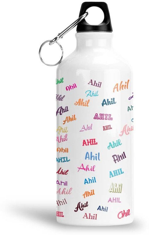 Furnish Fantasy Colorful Aluminium Sipper Bottle - Best Happy Birthday Gift Ahil 600 ml Sipper  (Pack of 1, Multicolor, Aluminium)