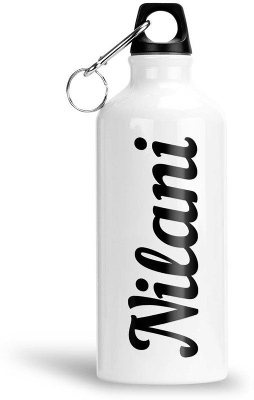 Furnish Fantasy Aluminium Water Bottle 750ml - Best Gift for Happy Birthday, Return Gift, Nilani 750 ml Sipper  (Pack of 1, White, Aluminium)