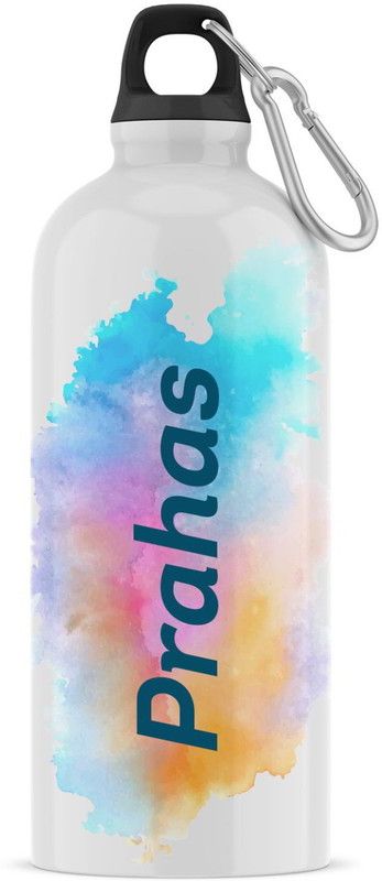 Ashvah Sipper/Water Bottle - Best Happy Birthday Gift for Kids, Name - Prahas 600 ml Sipper  (Pack of 1, White, Aluminium)