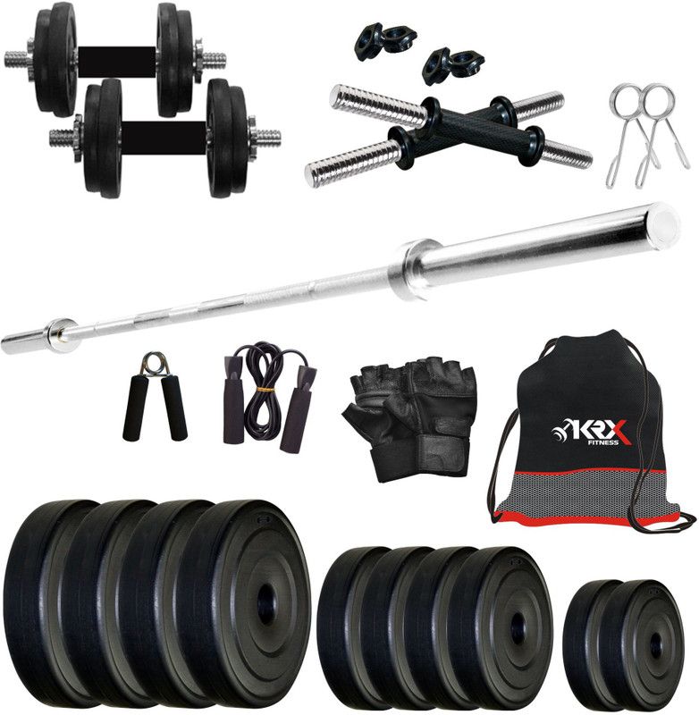 KRX 20 kg PVC COMBO9 Home Gym Combo