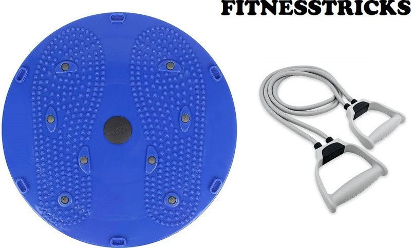 Fitnesstricks Combo Of Tummy Twister With Double Toning Tube For Men And Women Fitness Accessory Kit Kit