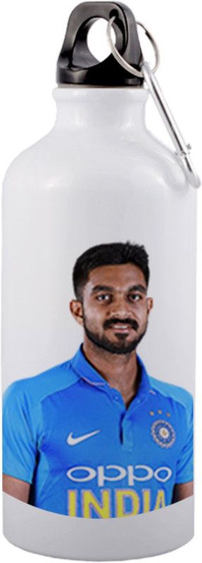 COLOR YARD best indian cricketer Vijay Shanker design on white 600 ml Sipper  (Pack of 1, White, Aluminium)