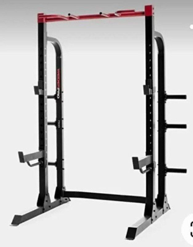 KANG Solid MS Steel Multi Squat rack with 5 barbel stand. Horizontal Bar