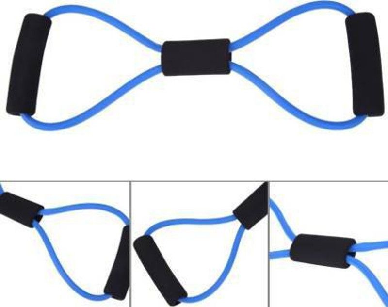 sportioz GYM AND YOGA EXCERCISE TUBE/ RESISTANCE TUBE (Red) Resistance Band  (Blue, Black, Pack of 1)