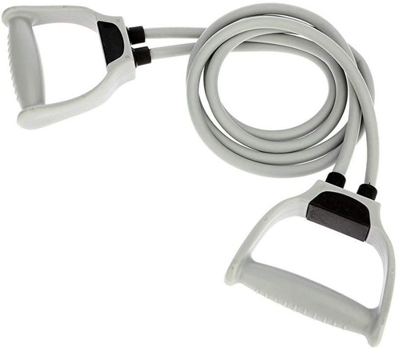 Callun Toning Tube Double Resistance Band Heavy Quality Exercise Band Resistance Tube  (Multicolor)