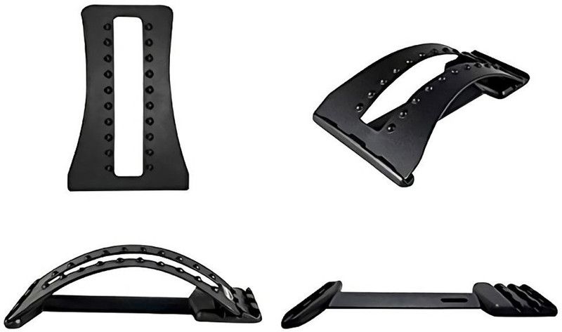 PRL TRADERS MAGIC BACK SUPPORT 3 LEVEL ( BLACK ) Back / Lumbar Support