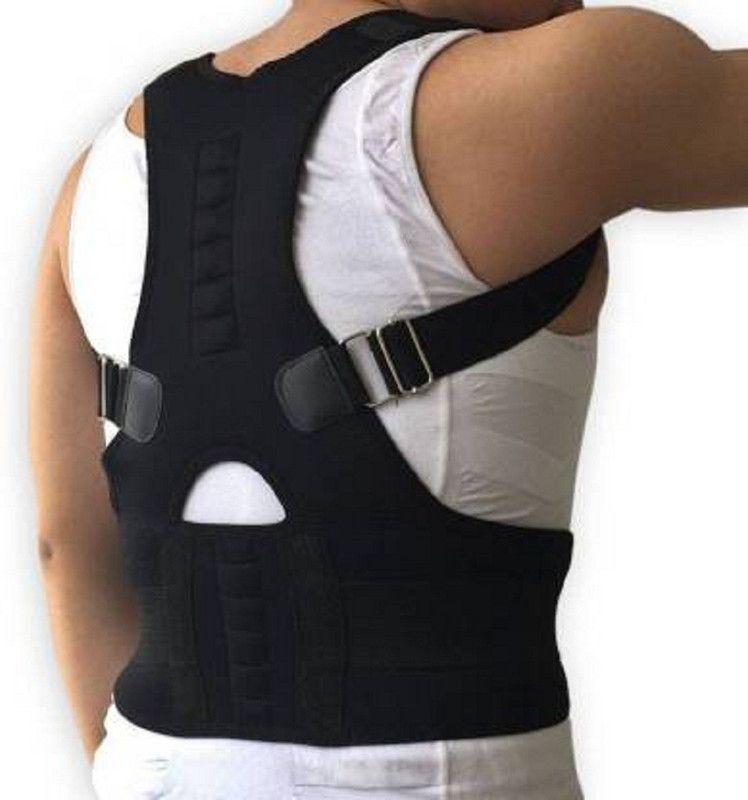 MOOZICO Fully Adjustable Hunchbacked Posture Corrector Support Belt Back & Abdomen Support  (Multicolor)