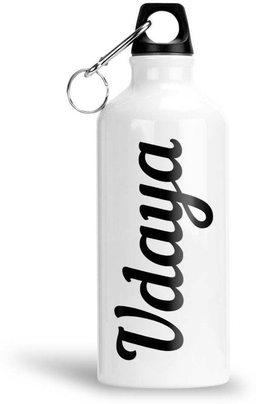 Furnish Fantasy Aluminium Water Bottle 750ml - Best Gift for Happy Birthday, Return Gift, Udaya 750 ml Sipper  (Pack of 1, White, Aluminium)