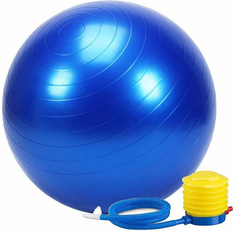 OVIOL Gym Ball for Fitness Yoga Gym activity Yoga Activity Exercise Gym Ball  (With Pump)