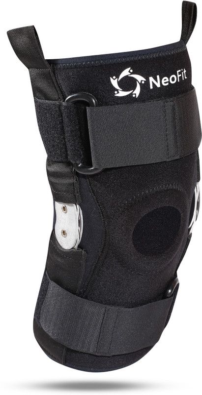 NeoFit Pro-Guard Polycentric Hinged Knee Brace Knee Support  (Black)