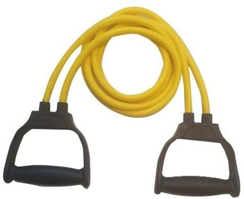 Fit Byte Double Toning Tube Resistance Band Resistance Tube  (Grey)