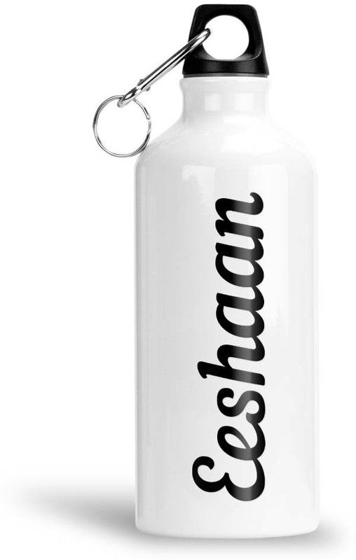 Furnish Fantasy Aluminium Sipper Bottle - Best Gift for Happy Birthday for Kids, Name - Eeshaan 600 ml Sipper  (Pack of 1, White, Aluminium)