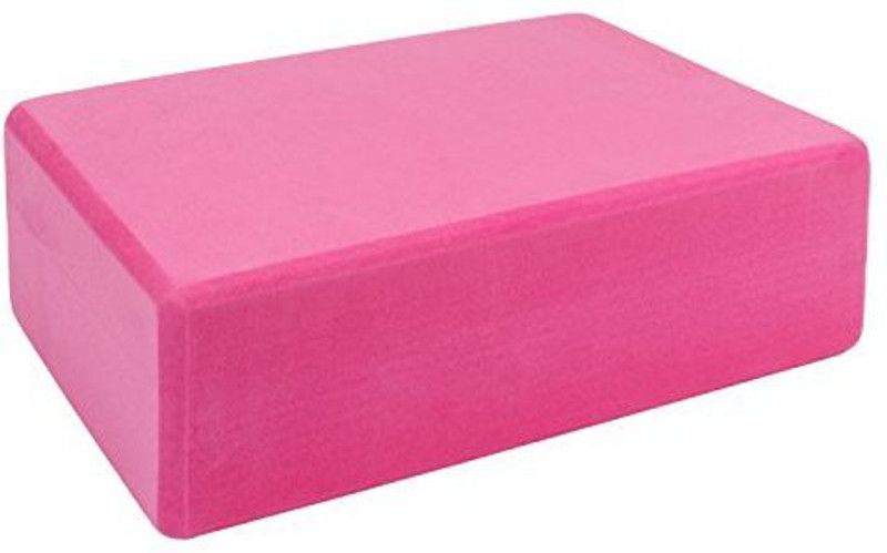IRIS Classic Pink Yoga Blocks  (Pink Pack of 1)