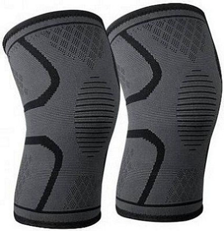 ADONYX AD 11 Adjustable Knee Support Man And Women Knee Support  (Black)