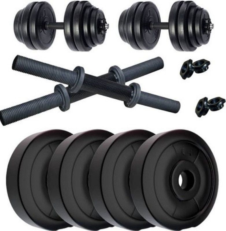 BROTHER FITNESS 12 kg PVC-12KG-ADJUSTABLE-DUMBBELLS Home Gym Combo