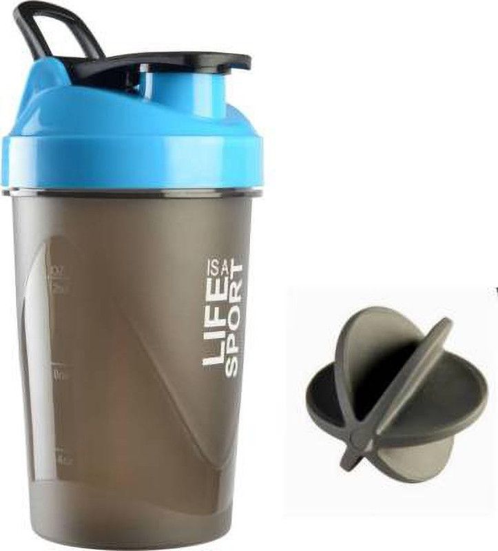 Zacky Protein Shaker/Sipper/Gym Water Bottle 500 ml Shaker  (Pack of 1, Multicolor, Plastic)