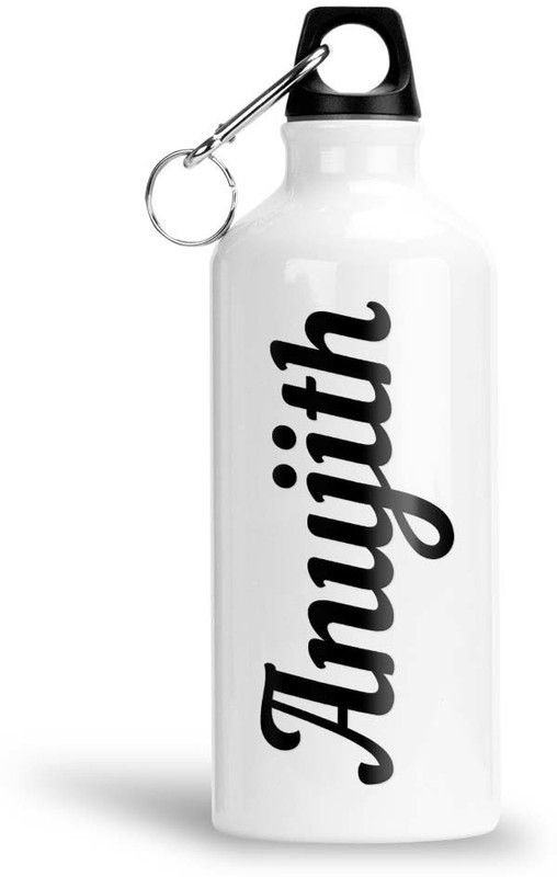 Furnish Fantasy Aluminium Water Bottle 750ml-Best Gift for Happy Birthday, Return Gift, Anujith 750 ml Sipper  (Pack of 1, White, Aluminium)