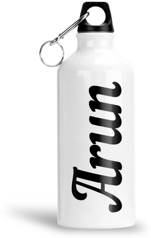 Furnish Fantasy Aluminium Water Bottle 750ml - Best Gift for Happy Birthday, Return Gift, Arun 750 ml Sipper  (Pack of 1, White, Aluminium)