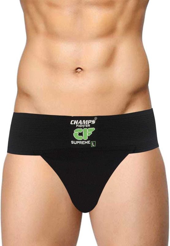 champs fighter Abdomen Support - XL Back / Lumbar Support  (Black)