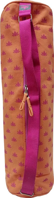 Kanyoga Om Padma Pink Lotus Printed Yoga Mat Bag (70 x 28 x 15 x 15 CM) (LxWxHxD cm) Yoga Blocks  (Multicolor Pack of 1)