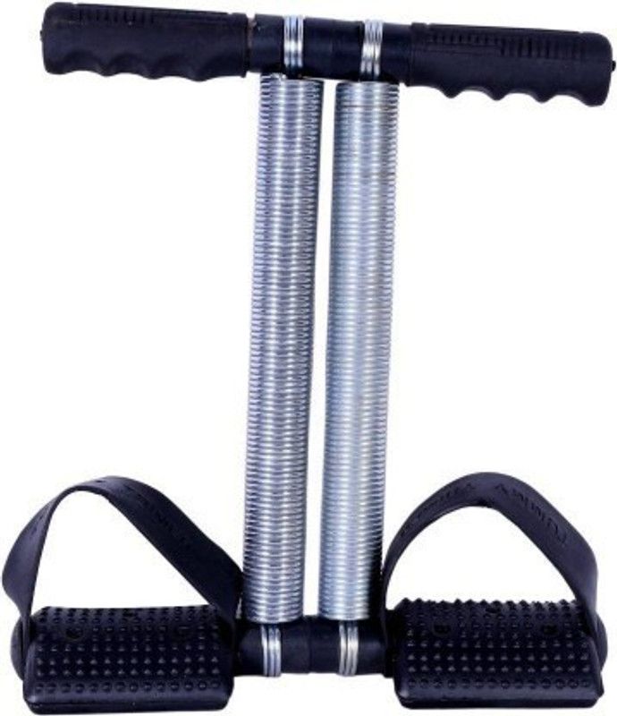 Shopeleven Dual Spring Tummy Trimmer- Multipurpose Fitness ,Ab Exerciser XS-46 for home, Gym Ab Exerciser  (Black)