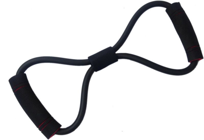 Sahni Sports Figure 8 Band Heavy Resistance Tube  (Black)