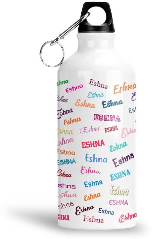 Furnish Fantasy Colorful Aluminium Sipper Bottle - Best Happy Birthday Gift for Kids , Eshna 600 ml Sipper  (Pack of 1, White, Aluminium)
