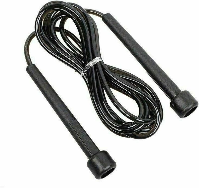 Dr Pacvu Resh Blue adjustable Ball Bearing Plastic Handle Jump Rope Skipping Rope Freestyle Skipping Rope  (Multicolor, Length: 275 cm)