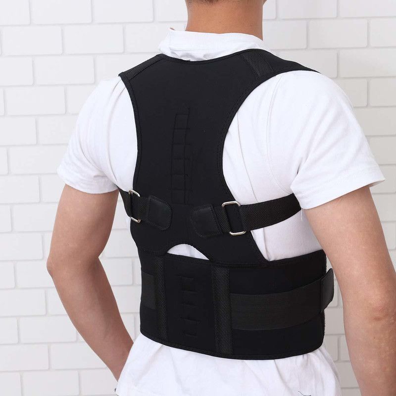 kp Magnetic Posture Corrector Back Pain, Shoulder & Back Support Belt Back Support