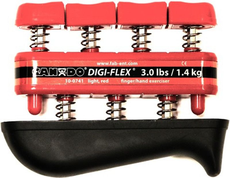 CanDo Digi-Flex Hand Grip/Fitness Grip  (Red)