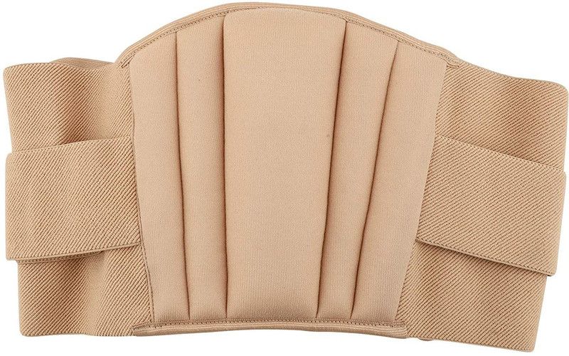 TANISHKA EXPORT Lumbar Spinal Adjustable Pain Relieving Beige Color Waist Belt Waist Support  (Beige)