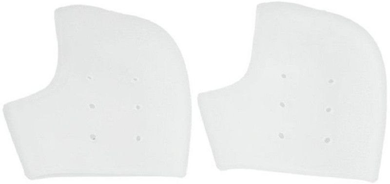 KASHUJ el Anti Heel Crack Pad Socks for Pain(Colour As Per Available ) Heel Support  (Brown, White)