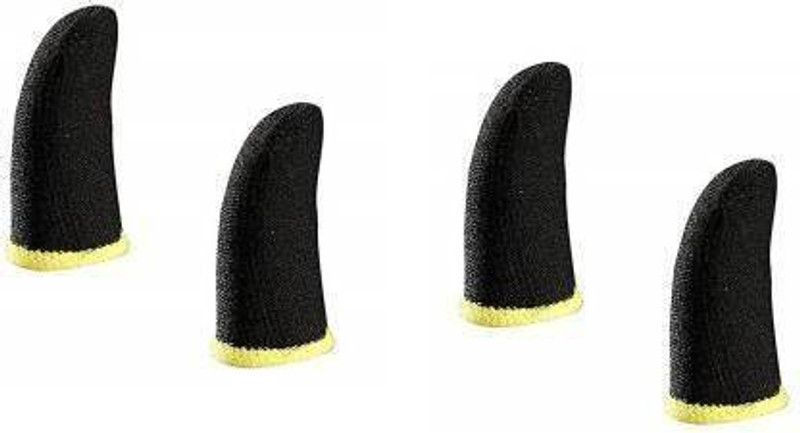Hepteris Thumb & Finger Sleeve for Pubg Mobile Game 6 Pairs RED Finger Sleeve Finger Sleeve  (Pack of 4)